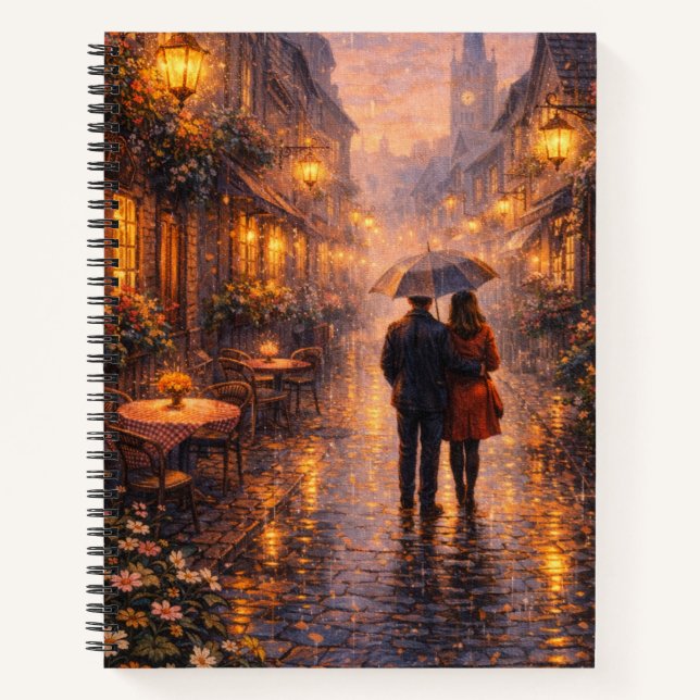 Romantic Spiral Notebook Notizbuch (Vorderseite)