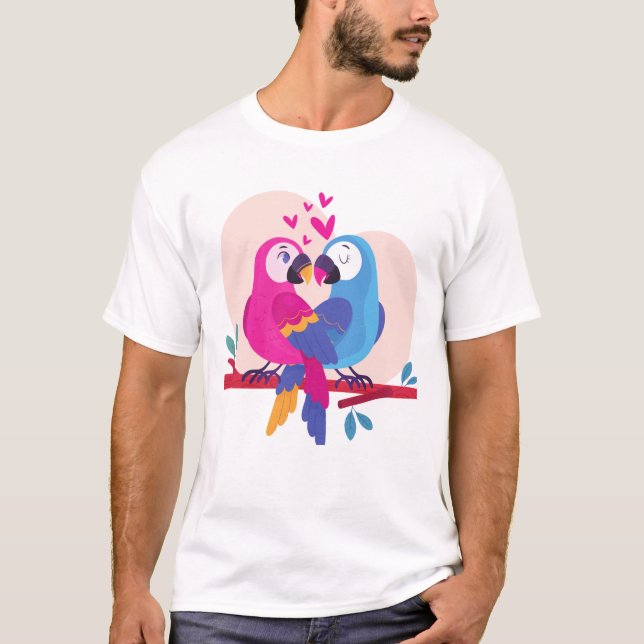 Romantic Valentine’s Day Quote T-Shirt (Vorderseite)