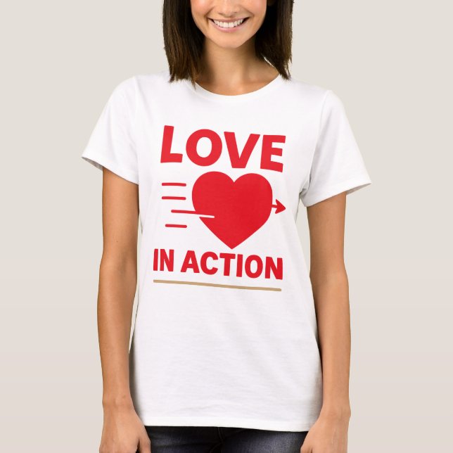 Romantic Valentine’s Day T-Shirt (Vorderseite)