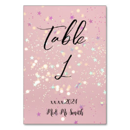 Romantic wedding flowers blooming garden tischnummer