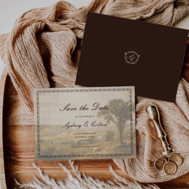 Romantic Western Ranch Wedding Save The Date (Von Creator hochgeladen)
