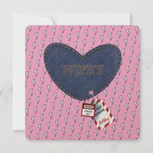 Romantic Wifey Hubby Electrical Lock Tag Herz