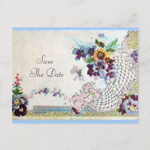 ROMANTICA 2 SAVE THE DATE ANKÜNDIGUNGSPOSTKARTE