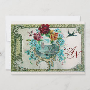 ROMANTİCA 3 MONOGRAMM weiß, Champagner metallisch Ankündigung