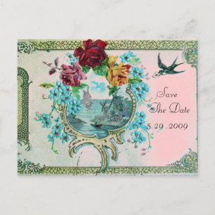 ROMANTICA 3 SAVE THE DATE ANKÜNDIGUNGSPOSTKARTE