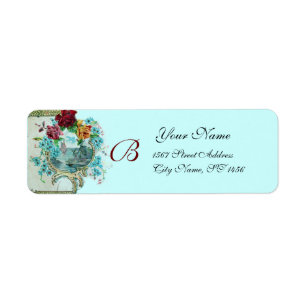 ROMANTICA AQUAMARINES BLUE FLORAL STRAND WEDING MO