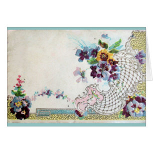 ROMANTİCA Blumenkorb mit Stiefmütterchen