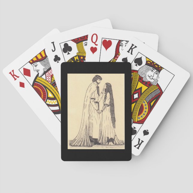 Romantik Blühte! Spielkarten (Rückseite)