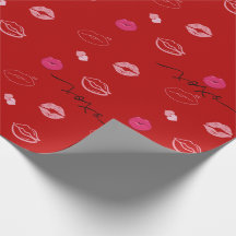 Romantik Dark Red Kisses