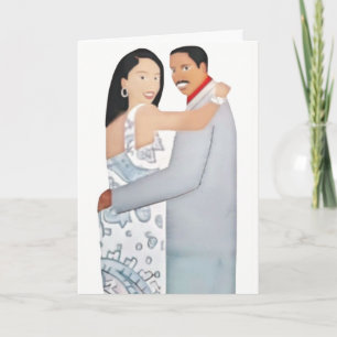 Romantik/Denken Sie an Notecard (Leere Innenseite) Karte