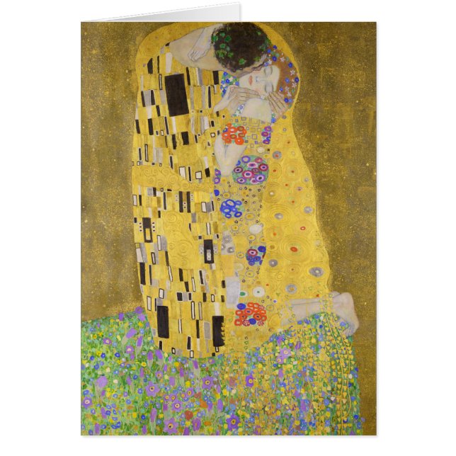 Romantik Der Kiss Painting Gustav Klimt wieder her (Vorne)