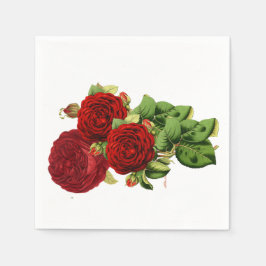 Romantik der Rose Serviette