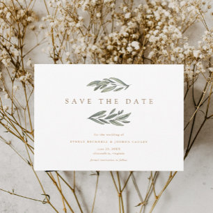 Romantik Evergreen Save the Date