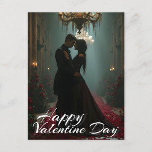 Romantik im Rose Hall zum Valentinstag Feiertagspostkarte