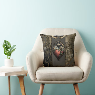 Romantik in Rädern und Röhren das Steampunk-Soul Kissen