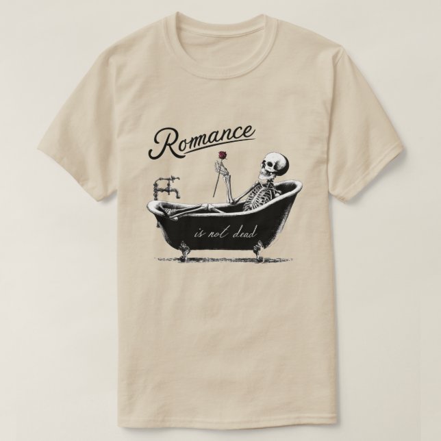 Romantik ist nicht tot T-Shirt (Design vorne)
