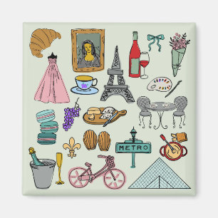 Romantik Paris Magnet