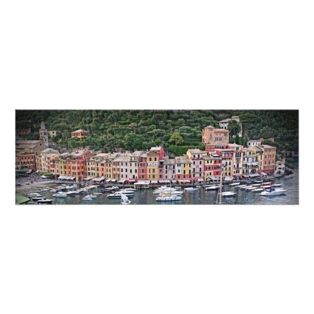 Romantik Portofino, Italien - Klassisches Italien Fotodruck (Vorne)