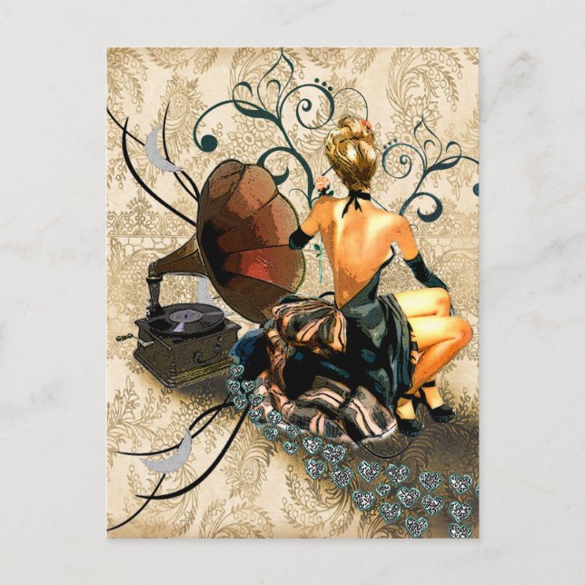 Romantik Postkarte (Vorderseite)