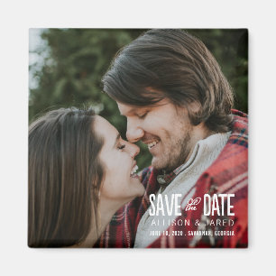 Romantik Save the Date Magnet