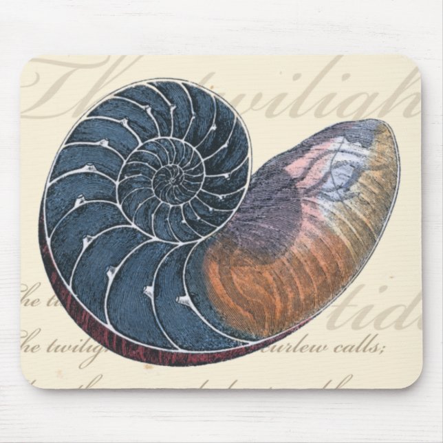 Romantik Seashell Mousepad (Vorne)