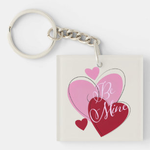 Romantik sei mein Herz Valentine doppelseitig Schlüsselanhänger