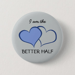 Romantik Seiner BESTER HALBEN ER+he (1 von 2) Button