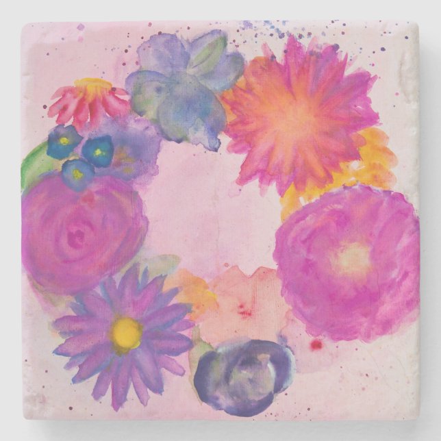 Romantik Steinuntersetzer (Vorderseite)