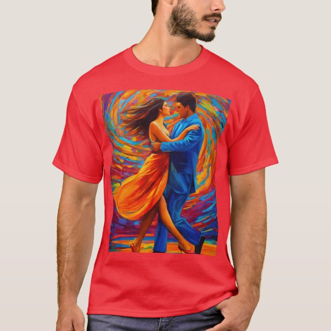 Romantik und Kunst : Abstrakt Art T - Shirt (Vorderseite)