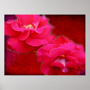 Romantik und Rote Rosen Poster