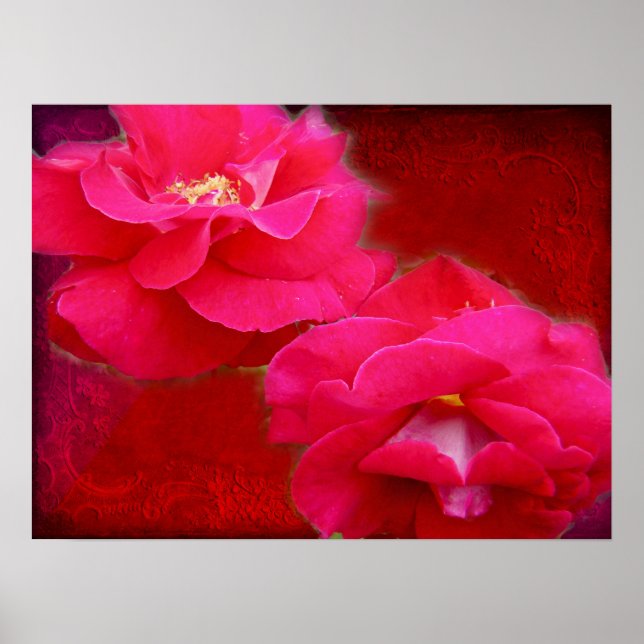 Romantik und Rote Rosen Poster (Vorne)