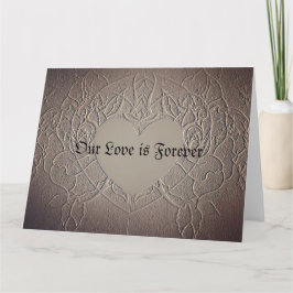 Romantik Unsere Liebe ist Forever Card Karte