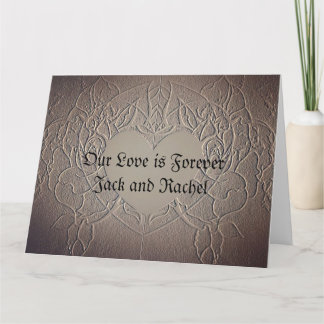 Romantik Unsere Liebe ist Forever Card Karte