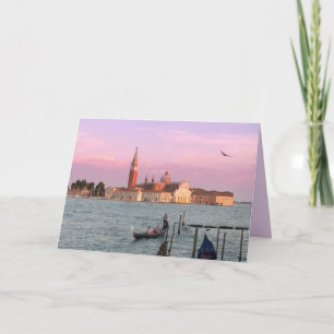 Romantik Venedig Grußkarte Karte