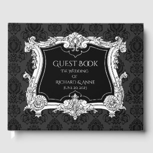 Romantisch, elegant französisch Gerahmt Gästebuch