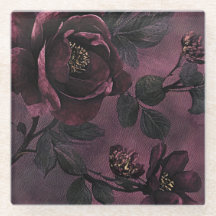 Romantisch elegante Rosen und dunkle Vintage-Blume