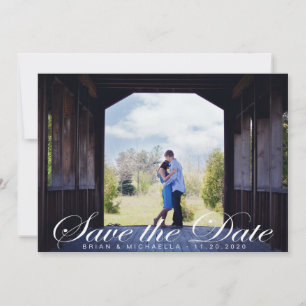 Romantisch Elegantes Script ⎥ Foto Save the Date