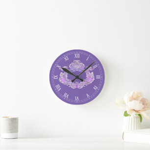 Romantisch,Feminim,Persönlich  Runde Wanduhr
