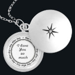 Romantisch für ihn, sie, ich Liebe dich Medaillon<br><div class="desc">Ich werde Alwavs Liebe You Day After Day It`s will ein tolles Valentinstag Geschenk,  Jubiläumsgeschenk,  Weihnachtsgeschenk,  Geburtstagsgeschenk für deinen Freund,  deine Freundin,  Ehefrau,  deinen Mann.</div>