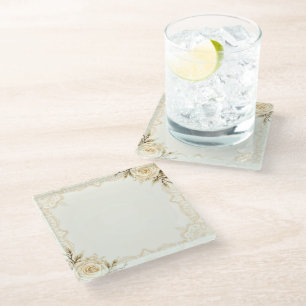 romantisch glasuntersetzer