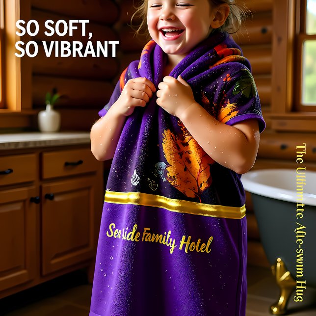 Romantisch modern mit Herbstblättern Bath To Badhandtuch Set (Von Creator hochgeladen)