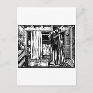 romantisch postkarte