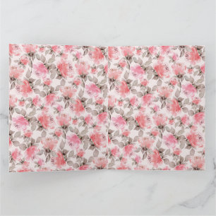 Romantisch - Vintages Aquarellpapier der Rose Karte