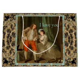 Romantische Alte Welt Eleganter Jedem Anlass Große Geschenktüte