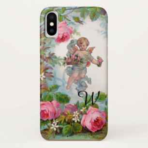 ROMANTISCHE ANGEL ANSAMMLUNG PINK ROSES UND BLUME Case-Mate iPhone HÜLLE