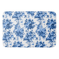 Romantische antike Vintage Rose blau auf Weiß