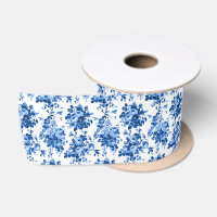 Romantische antike Vintage Rose blau auf Weiß