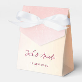 Romantische Aquarellfarben - Gastgeschenk Hochzeit Geschenkschachtel