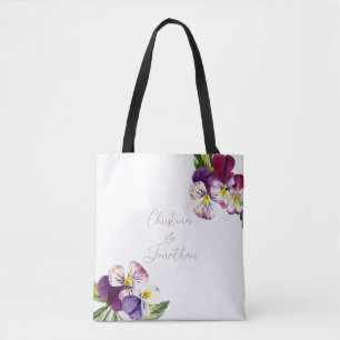 Romantische Aquarellviolen