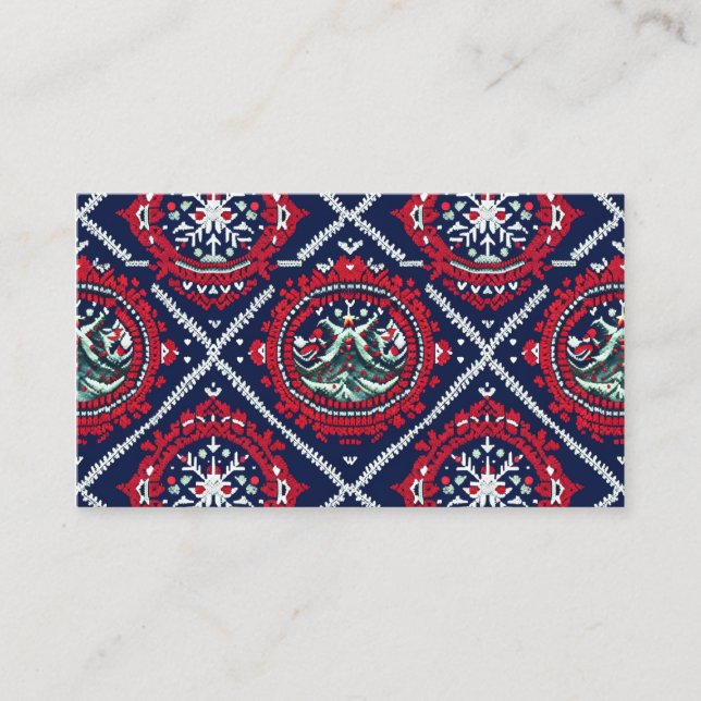 Romantische Atmosphäre im gemütlichen Haus am Wint Visitenkarte (Vorderseite)